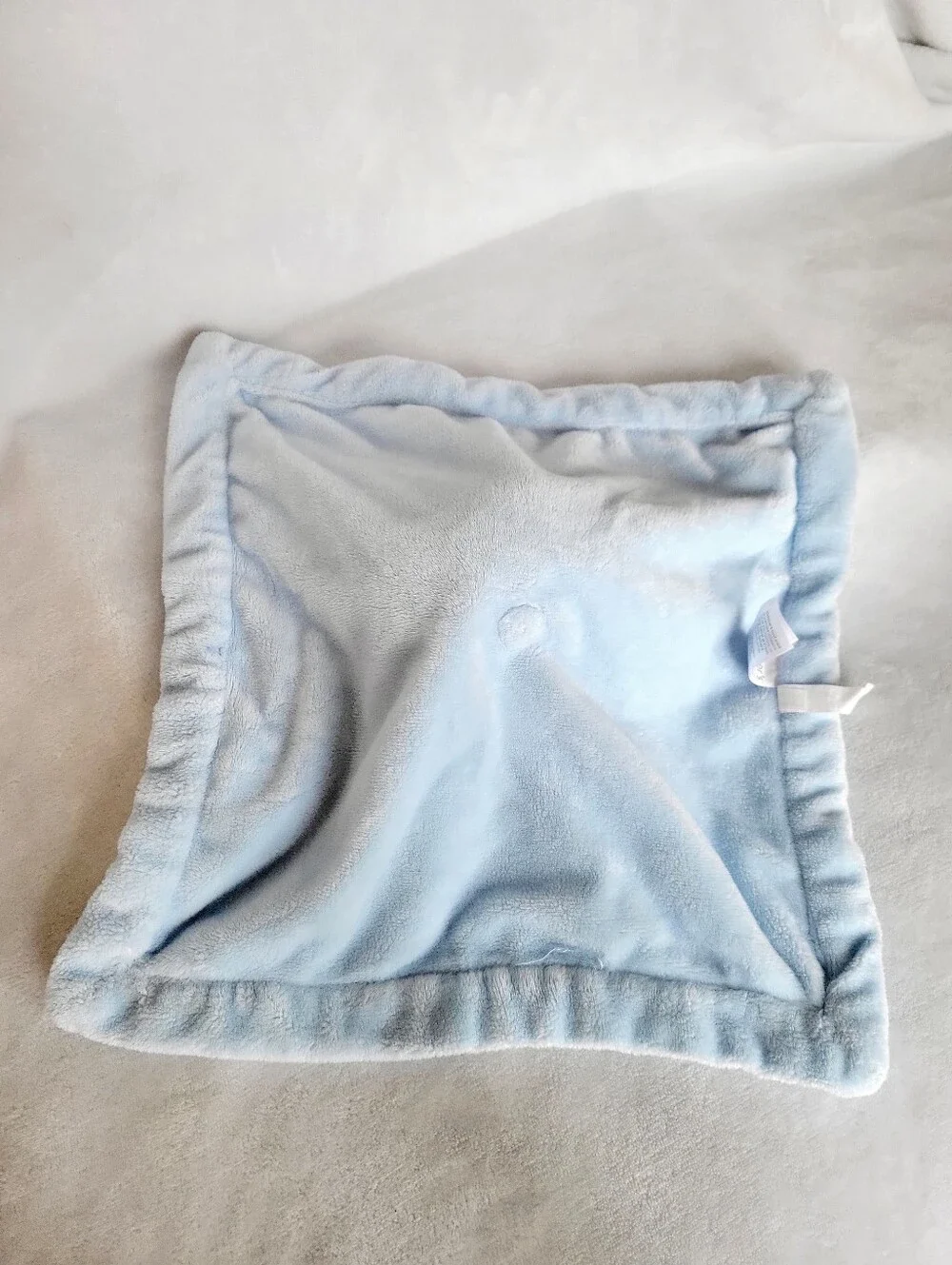 Carter's Plush Sports Themed Football Security Blanket Blue And White 14